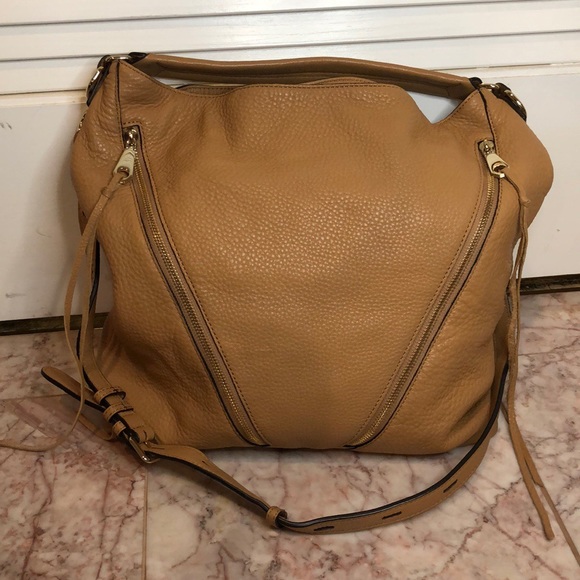 Authentic Rebecca Minkoff Moto Leather Hobo Bag - Picture 2 of 4